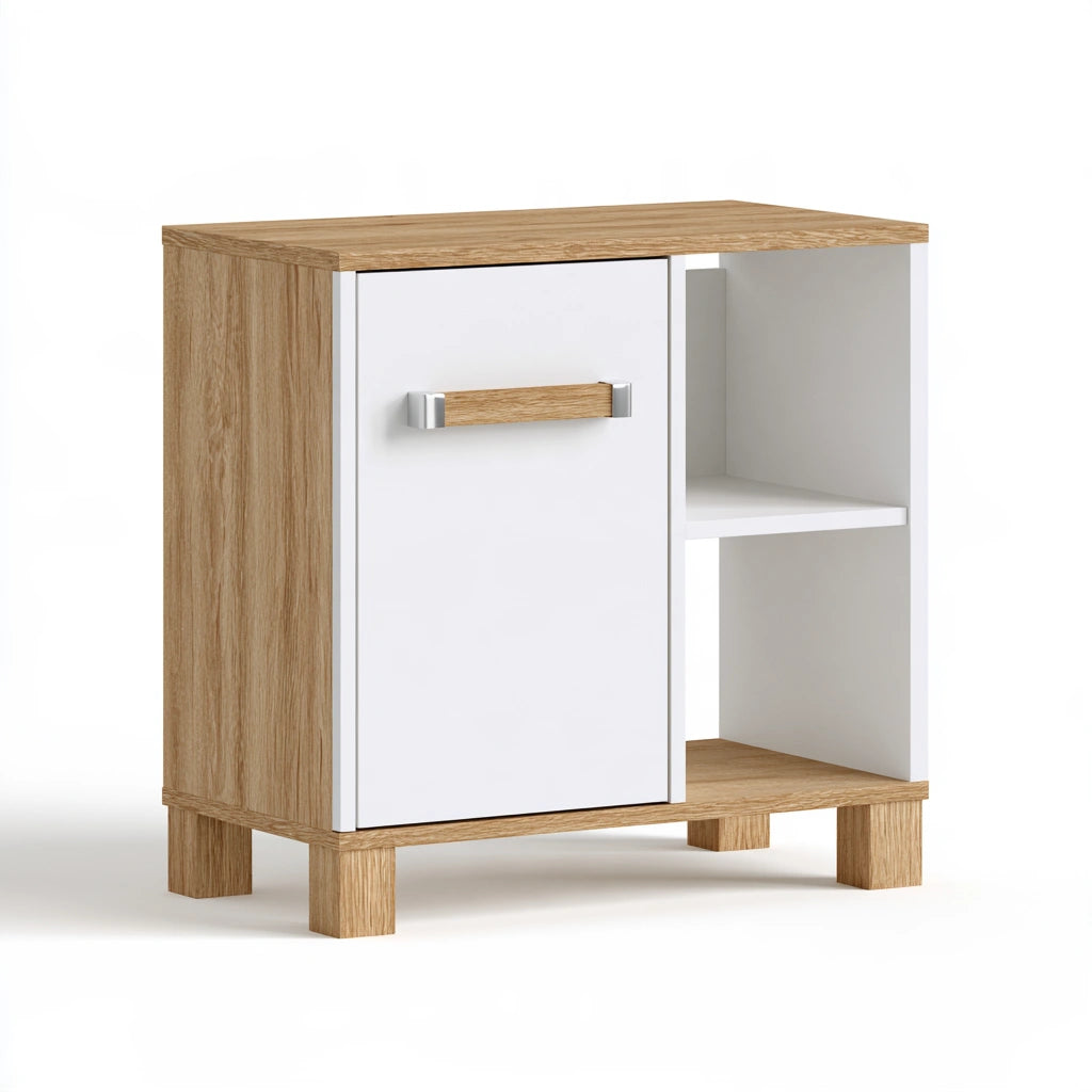 Badezimmerschrank, Farbe: grau